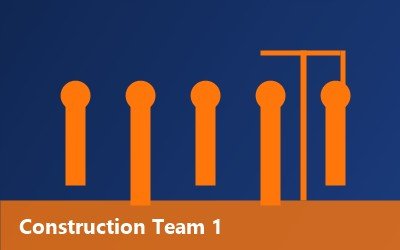 Mixed construction crew coordinating on site
